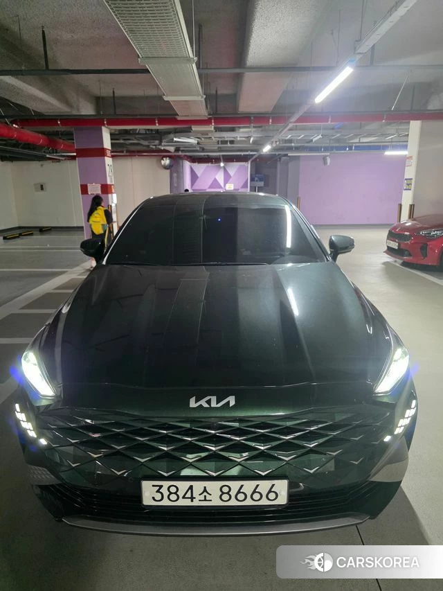 Kia K8 Hybrid 2022 Темно-зеленый из Кореи, фото 3
