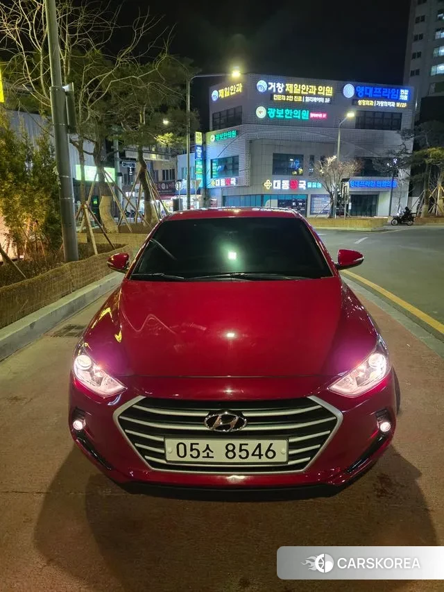 Hyundai Avante AD 2018 Красный из Кореи, фото 3