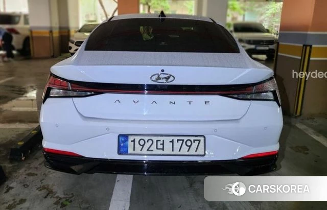 Hyundai Avante (CN7) 2021 Белый из Кореи, фото 5