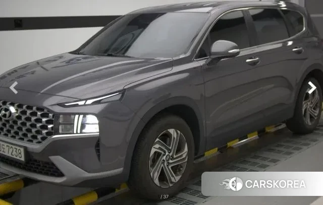 Hyundai The New Santa Fe 2021 Серый из Кореи, фото 3