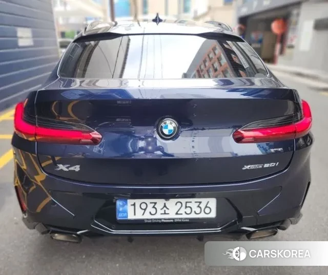 BMW X4 (G02) 2024 Синий из Кореи, фото 3