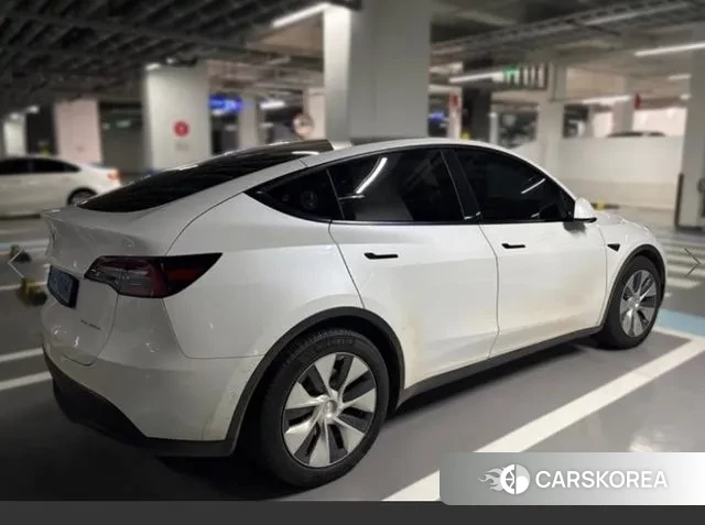 Tesla Model Y 2021 Белый из Кореи, фото 3