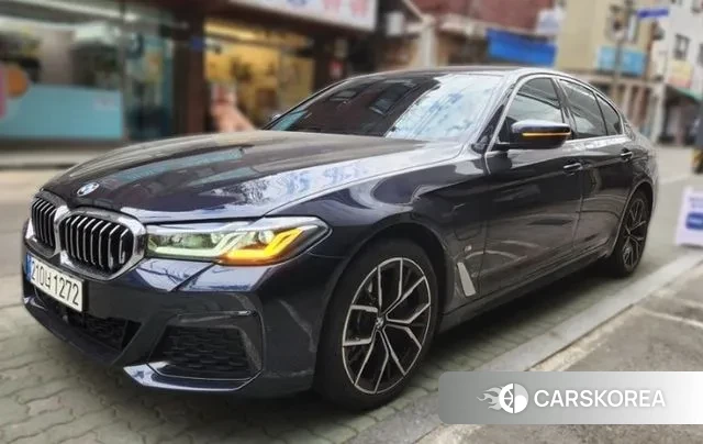 BMW 5 Series (G30) 2021 Черный из Кореи, фото 3