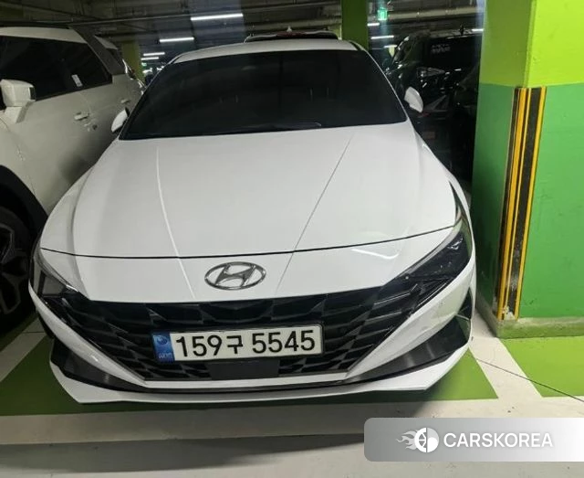 Hyundai Avante (CN7) 2022 Белый из Кореи, фото 3