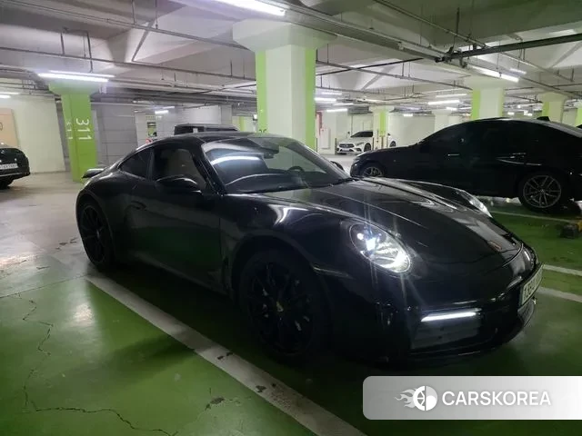 Porsche 911(992) 2021 Черный из Кореи, фото 3