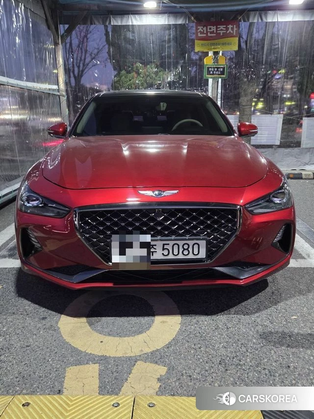 Genesis G70 2019 Красный из Кореи, фото 5