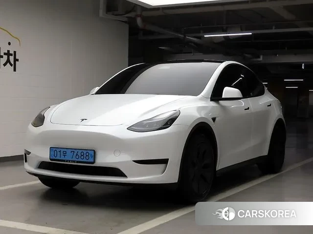 Tesla Model Y 2024 Белый из Кореи, фото 3