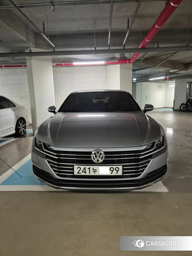 Volkswagen Arteon 2020 Серебристо-серый из Кореи, фото 3