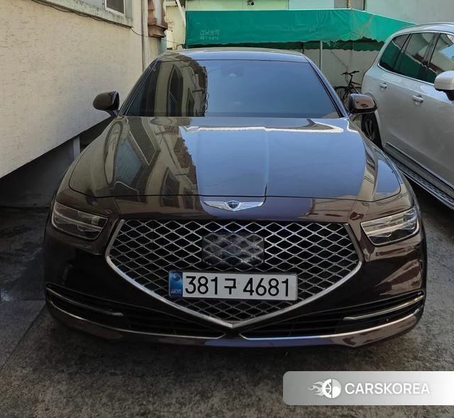 Genesis G90 2021 Красный из Кореи, фото 3