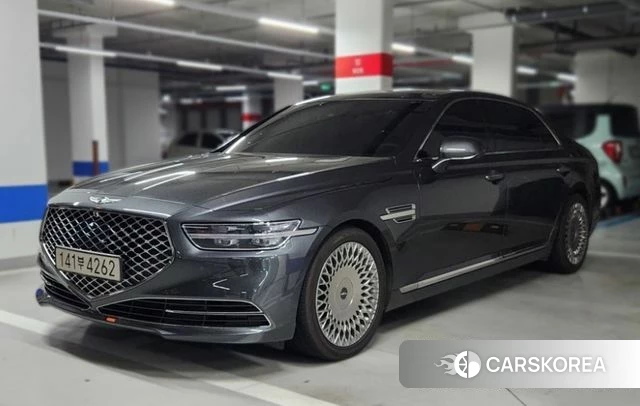 Genesis G90 2019 Серый из Кореи, фото 3