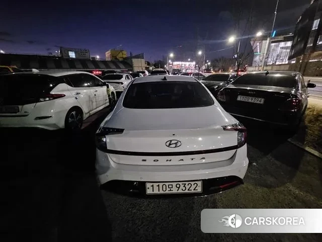 Hyundai Sonata (DN8) 2022 Белый из Кореи, фото 3