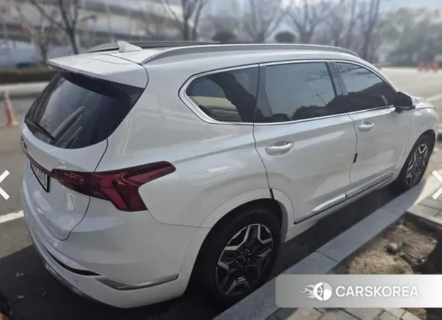Hyundai The New Santa Fe 2021 Белый из Кореи, фото 3