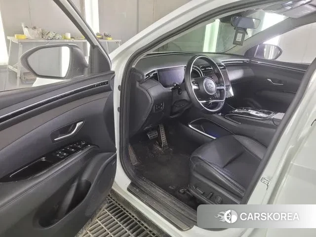 Hyundai Tucson Hybrid (NX4) 2022 Белый из Кореи, фото 3