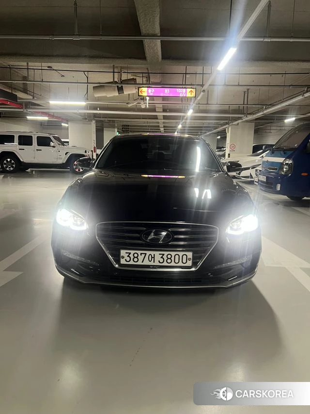 Hyundai Grandeur IG Hybrid 2019 Черный из Кореи, фото 3