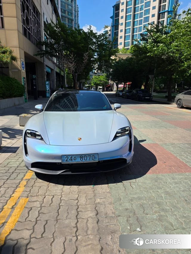 Porsche Taycan 2021 Белый из Кореи, фото 3
