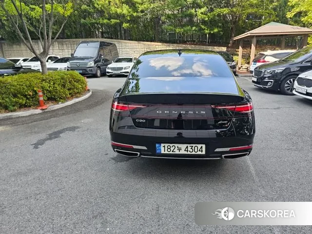 Genesis G90 (RS4) 2022 Черный из Кореи, фото 3