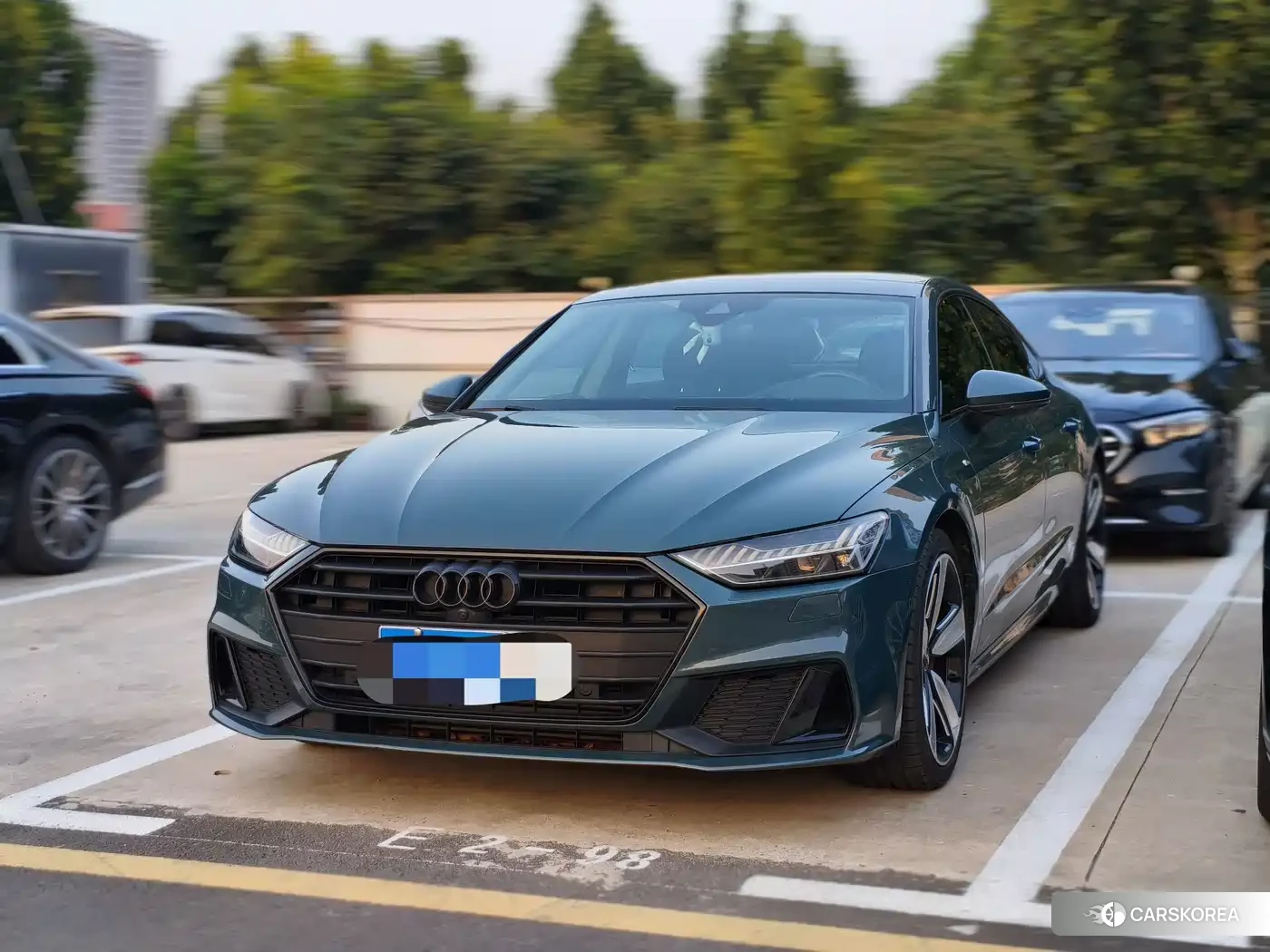 Audi A7 2021 Зеленый из Китая, фото 3