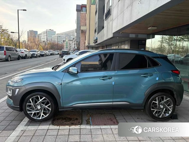 Hyundai Kona Hybrid 2019 Синий нефрит из Кореи, фото 3