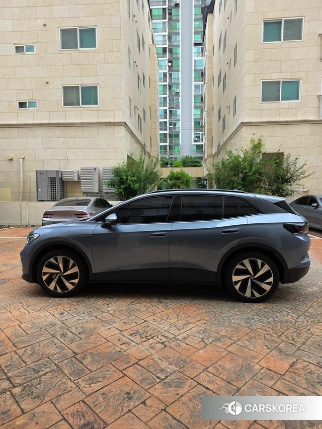 Volkswagen ID.4 2023 Небесно-голубой из Кореи, фото 3
