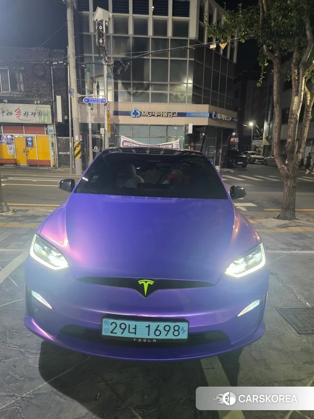 Tesla Model X 2024 Серый из Кореи, фото 3