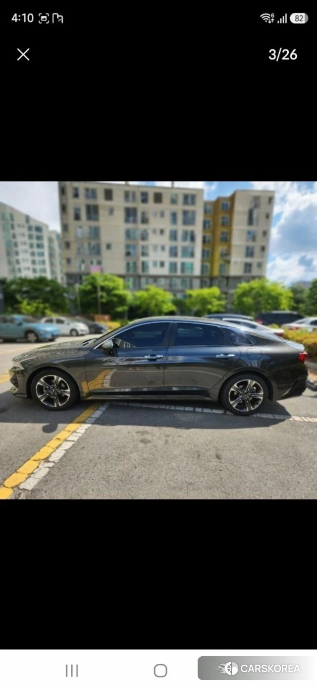 Kia K5 3rd generation 2021 Серый из Кореи, фото 3