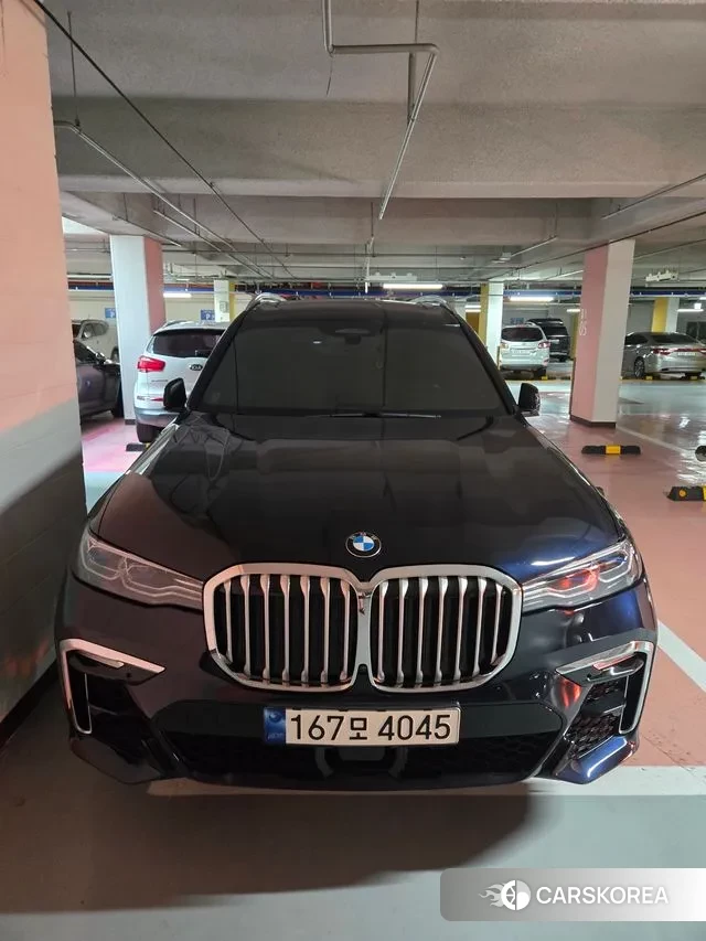 BMW X7 (G07) 2021 Черный двухцветный из Кореи, фото 4