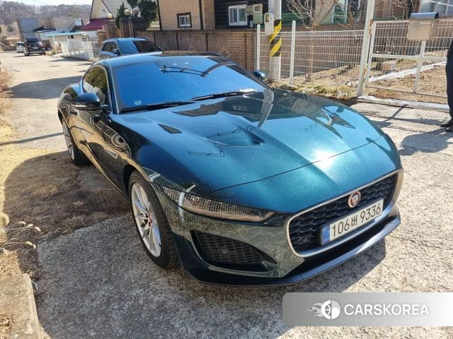 Jaguar F-TYPE 2021 Темно-зеленый из Кореи, фото 3