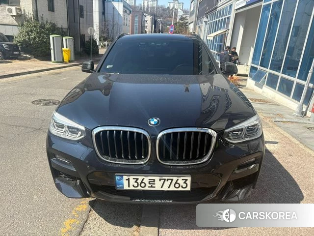 BMW X3 (G01) 2021 Черный двухцветный из Кореи, фото 5