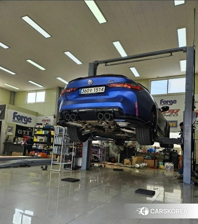 BMW M4 (G82) 2021 Синий из Кореи, фото 3