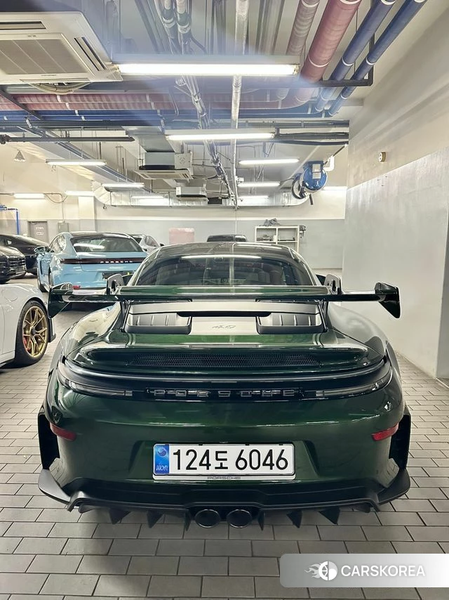 Porsche 911(992) 2025 Зеленый из Кореи, фото 3