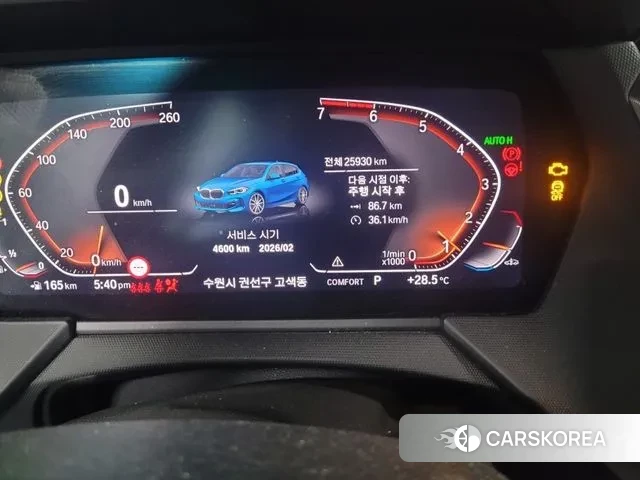 BMW 1 Series (F40) 2023 Небесно-голубой из Кореи, фото 3