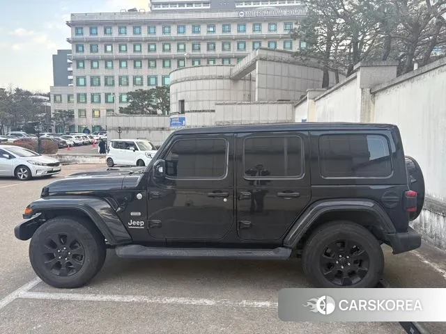 Jeep Wrangler (JL) 2023 Черный из Кореи, фото 3