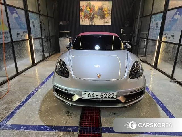 Porsche 718 Boxster 2022 Серебряный из Кореи, фото 4