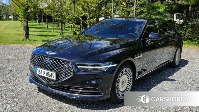 Genesis G90 2021 Черный из Кореи, фото 4