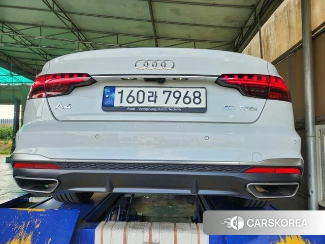 Audi A4 (B9) 2023 Белый из Кореи, фото 3