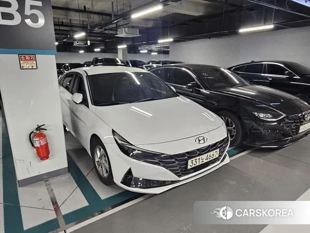 Hyundai Avante (CN7) 2020 Белый из Кореи, фото 3