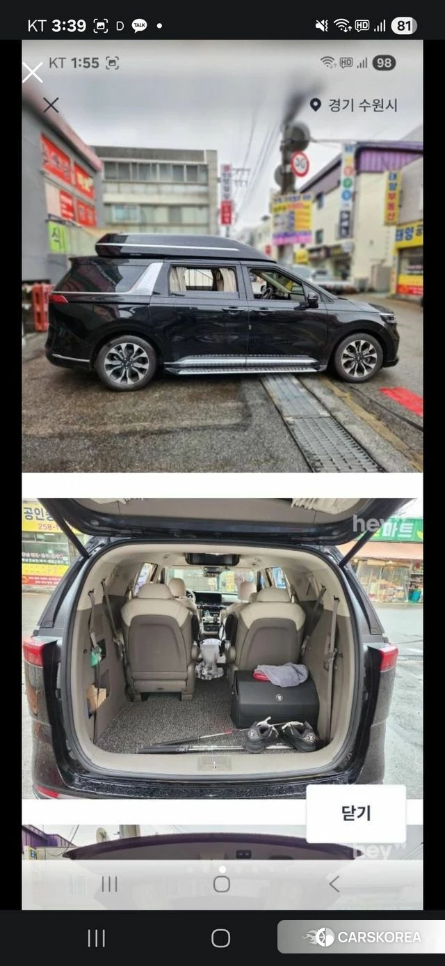 Kia Carnival 4th generation 2021 Черный из Кореи, фото 3