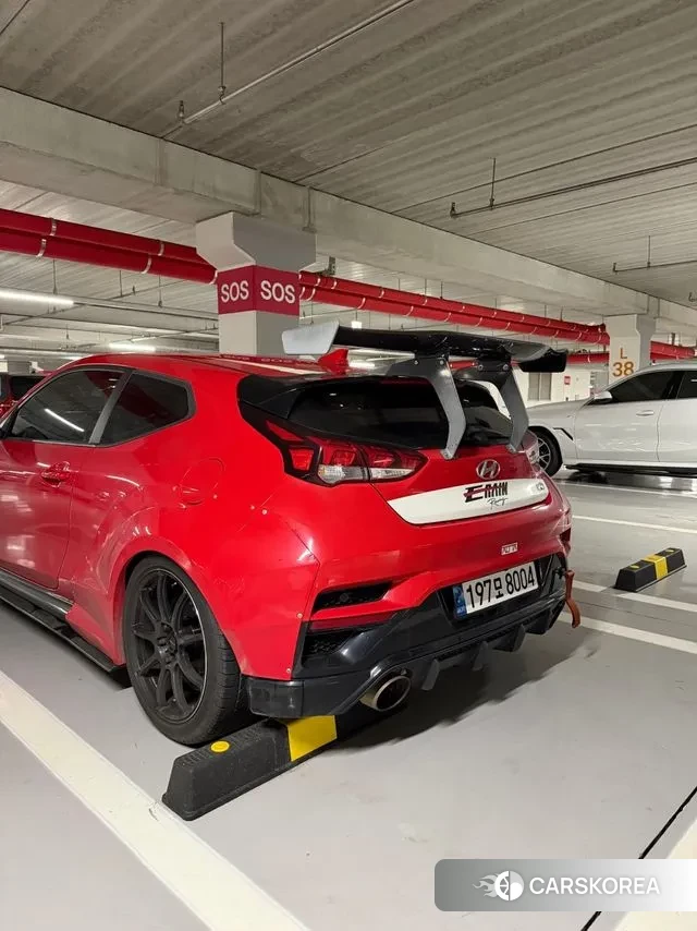 Hyundai Veloster (JS) 2019 Красный из Кореи, фото 3