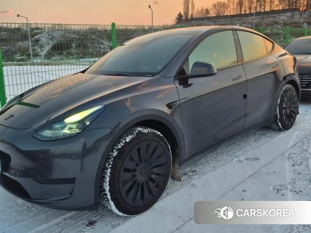 Tesla Model Y 2023 Серый из Кореи, фото 3