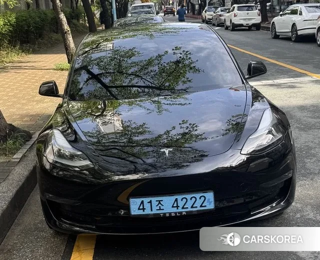 Tesla Model 3 2021 Черный из Кореи, фото 3