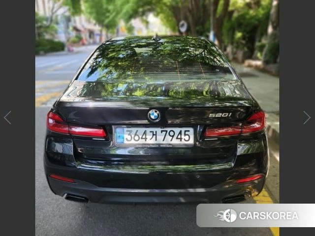 BMW 5 Series (G30) 2021 Черный из Кореи, фото 3