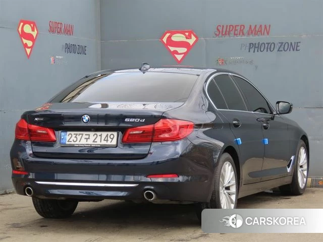 BMW 5 Series (G30) 2019 Синий из Кореи, фото 3