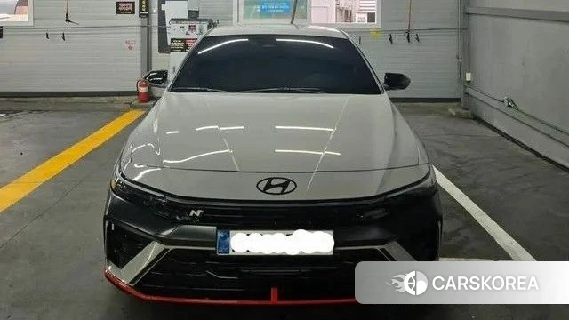 Hyundai The New Avante (CN7) 2025 Серебристо-серый из Кореи, фото 3