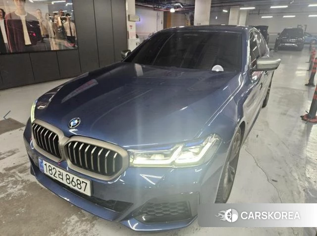 BMW 5 Series (G30) 2021 Синий из Кореи, фото 5
