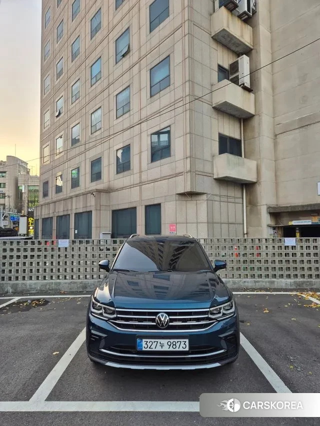 Volkswagen Tiguan second Generation 2024 Синий из Кореи, фото 3