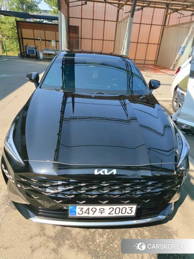 Kia K8 Hybrid 2022 Черный из Кореи, фото 3