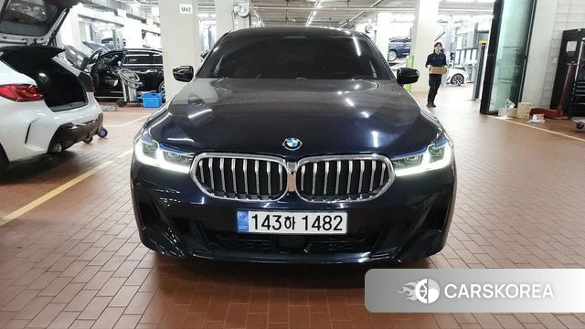 BMW 6 Series GT (G32) 2022 Черный двухцветный из Кореи, фото 3
