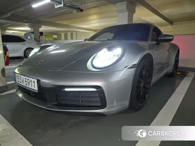 Porsche 911(992) 2021 Серебряный из Кореи, фото 5