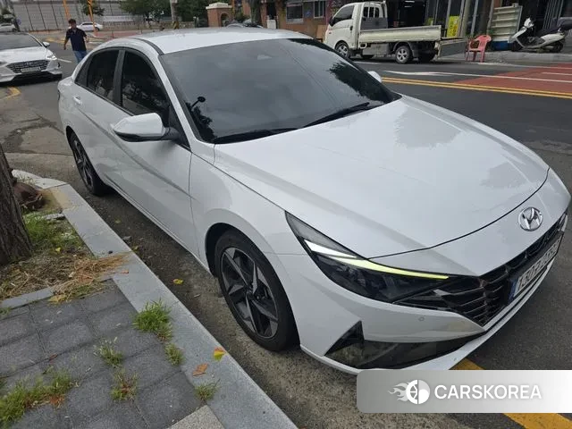 Hyundai Avante (CN7) 2021 Белый из Кореи, фото 5