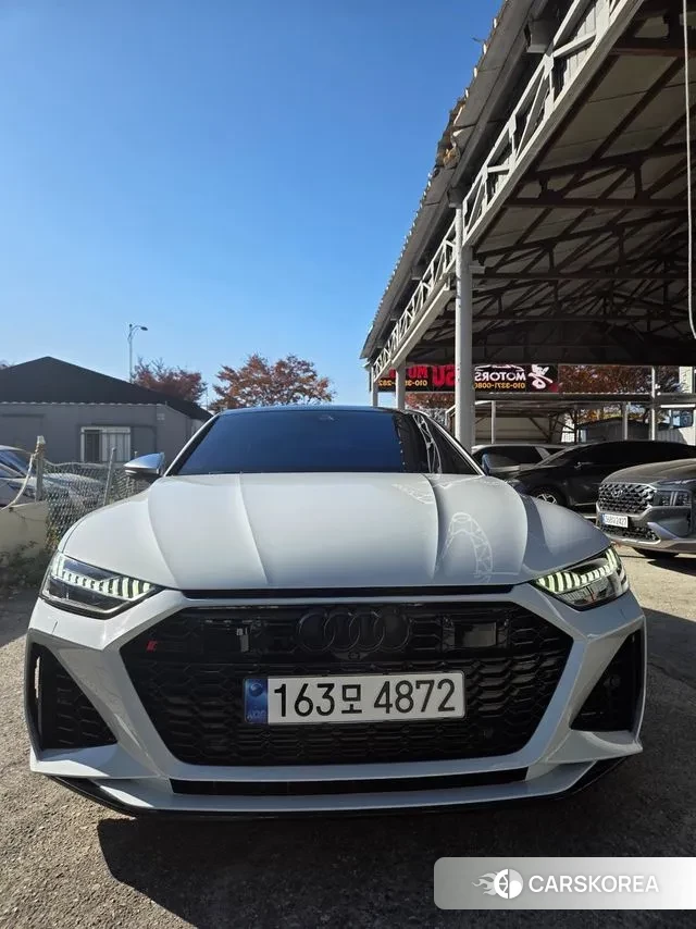 Audi A7 (4K) 2020 Белый из Кореи, фото 3